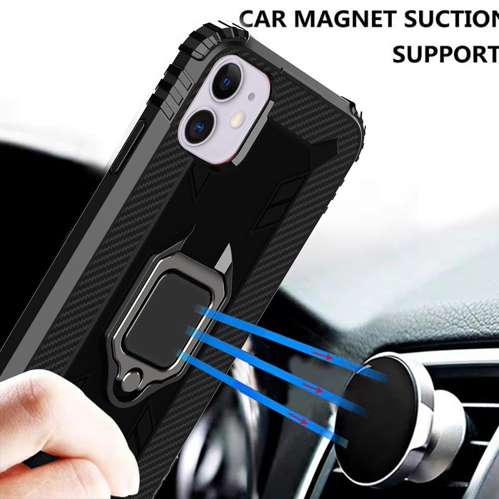 AMZER Sainik Case With 360° Magnetic Ring Holder for iPhone 12 mini