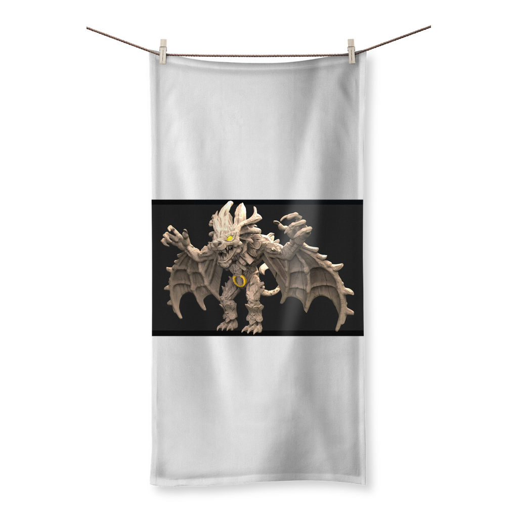 Stone Rock Creature Sublimation All Over Towel