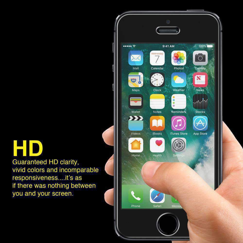 Premium Tempered Glass Screen Protector for iPhone 5 / iPhone 5s -