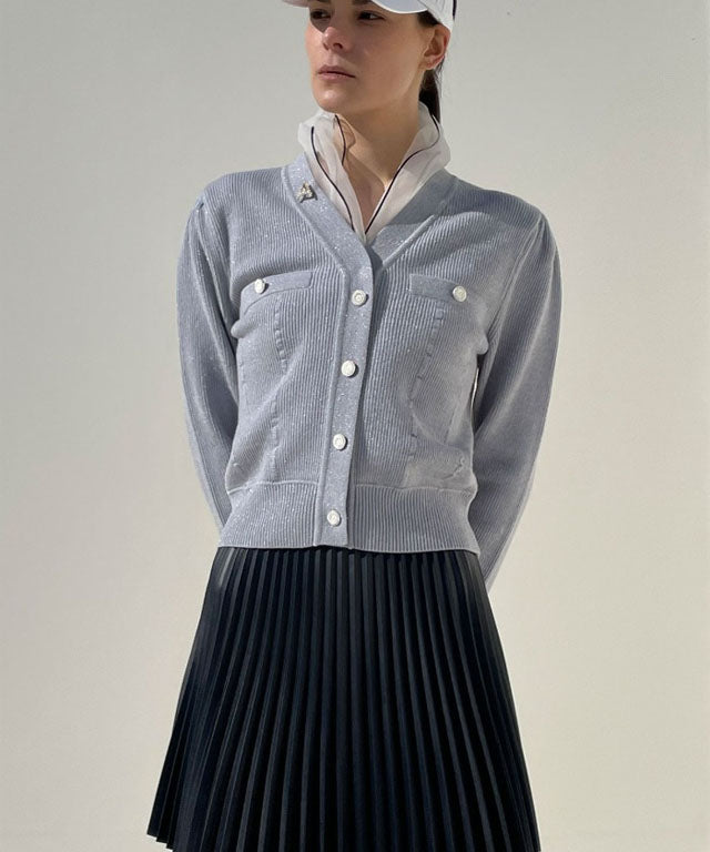 Anell Golf Bold Pleated Skirt - Royal Blue