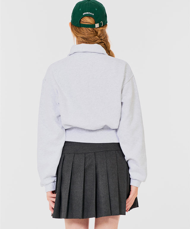 BENECIA 12 Brushed Classic Skirt - Gray