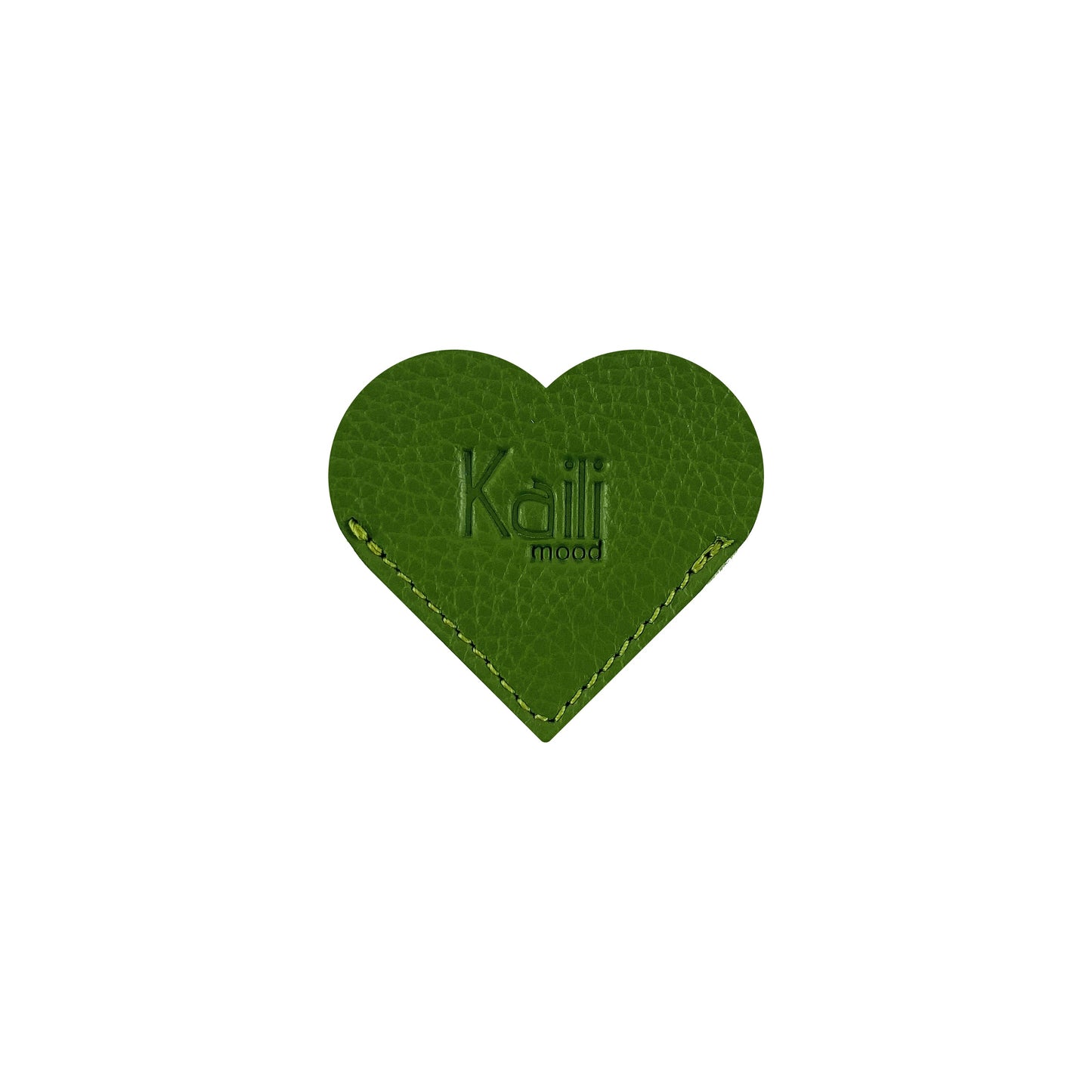 K0038EB | Segnalibro Cuore Made in Italy in Vera Pelle pieno fiore,