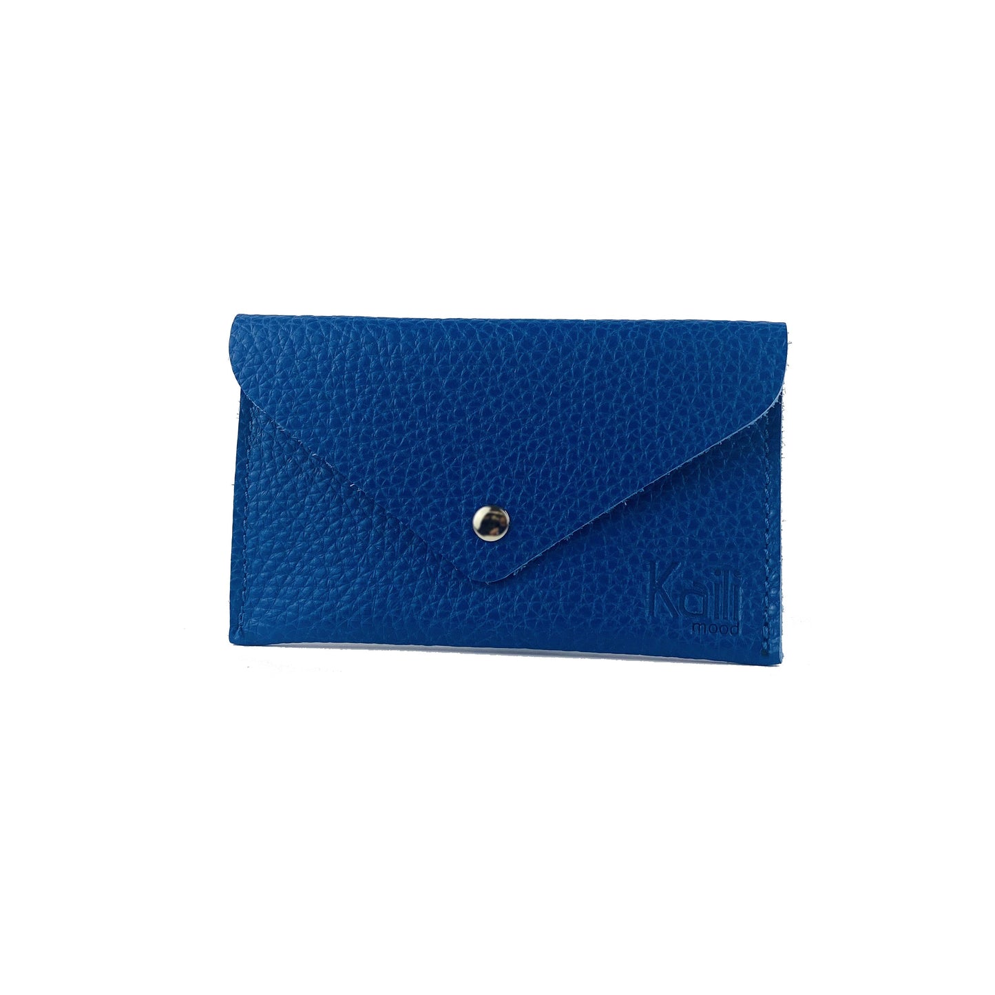 K0040DB | Bustina con pattina Made in Italy in Vera Pelle pieno fiore,