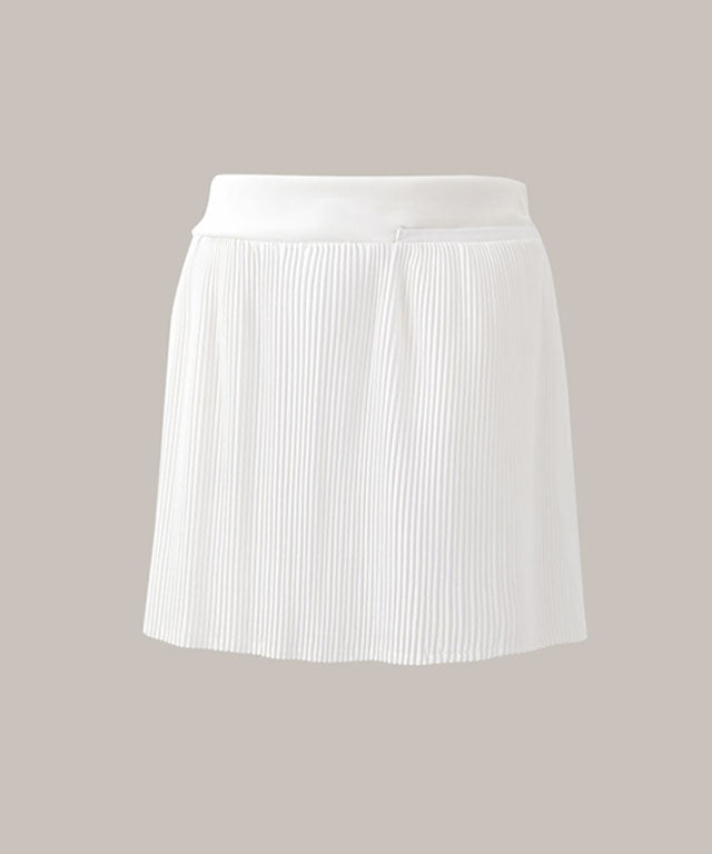 Anell Golf Light Pleated Skirt - White