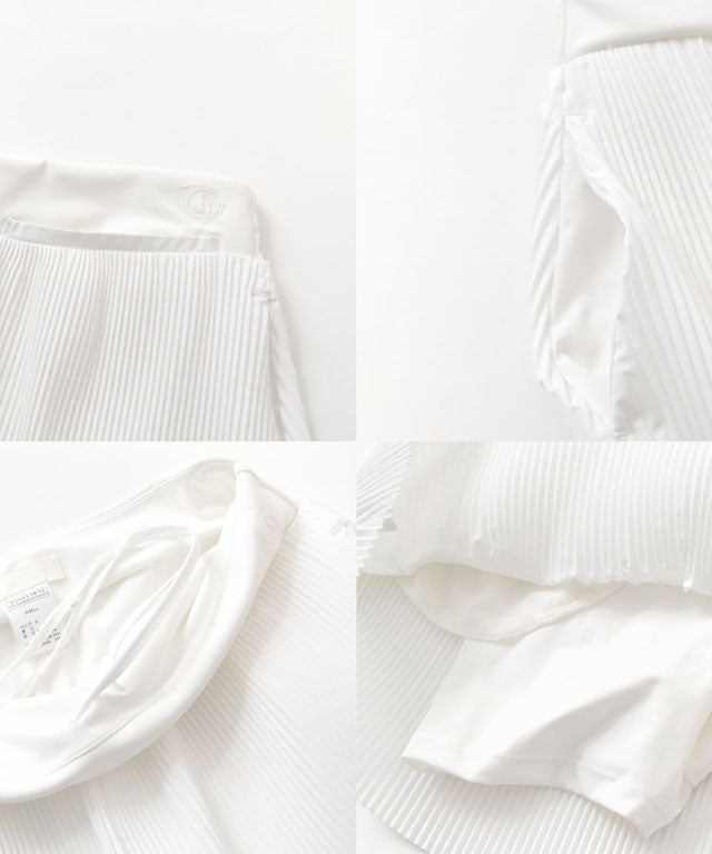 Anell Golf Light Pleated Skirt - White
