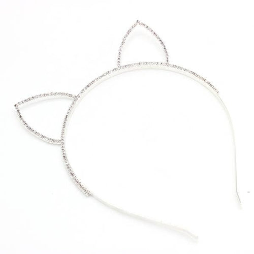 RHINESTONE CAT EARS HEADBAND