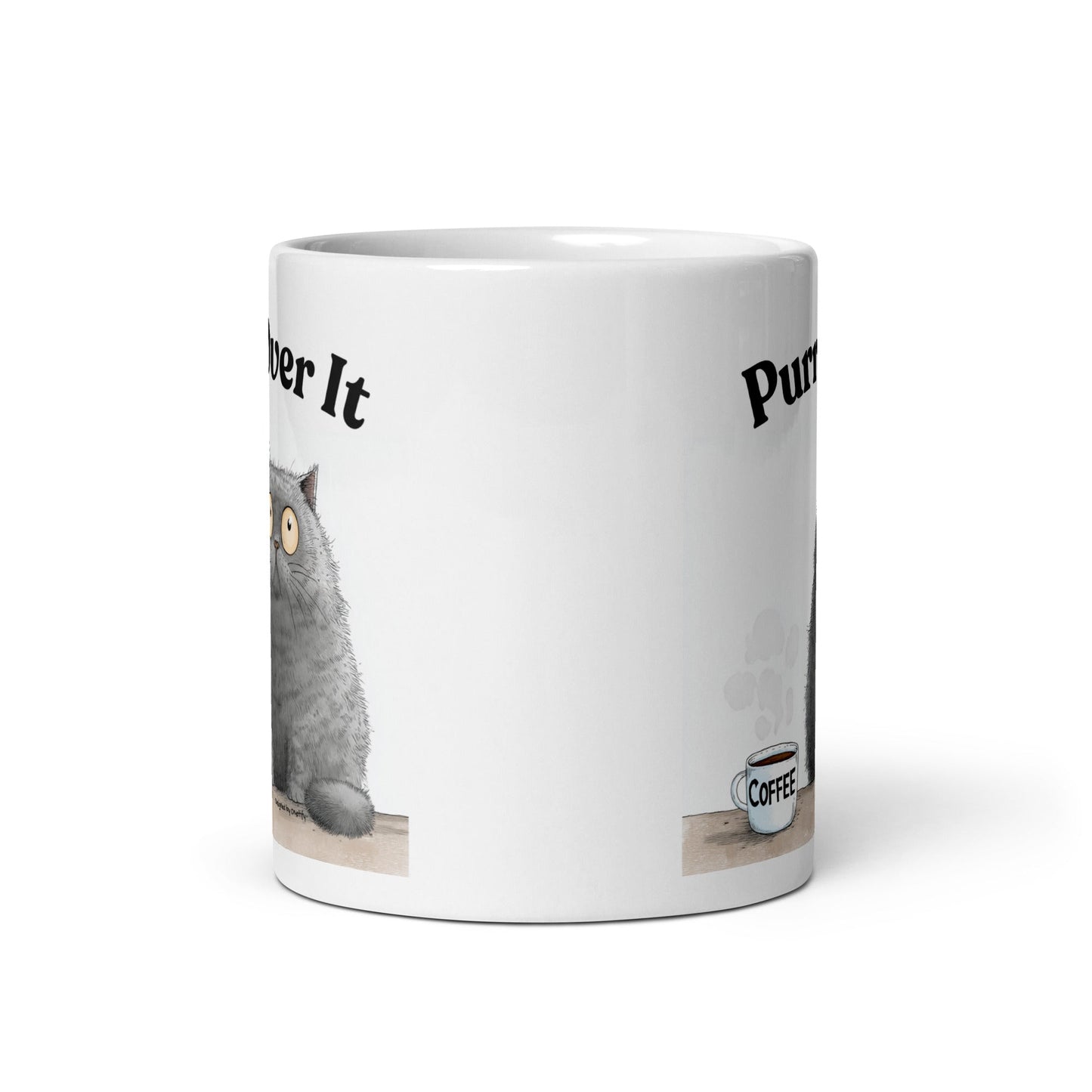 Purr Over It Novelty Mug