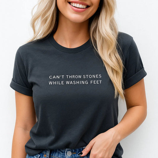Can't Throw Stones Inspirational T-Shirt