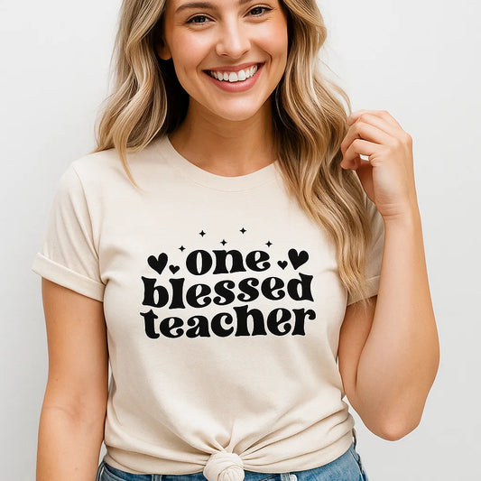 One Blessed Teacher T-Shirt for Women