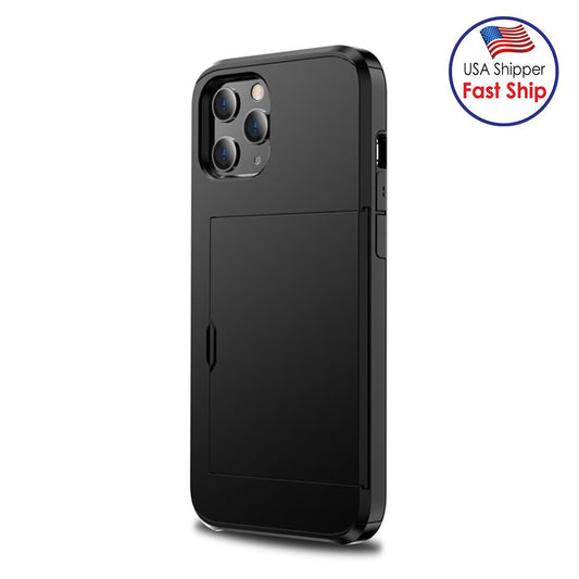 AMZER Hybrid Credit Card Case With Holster for iPhone 12 Pro Max