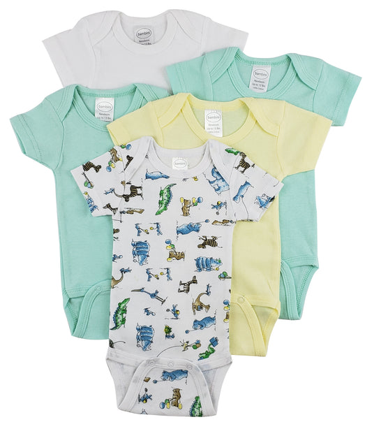 Bambini Short Sleeve One Piece 5 Pack