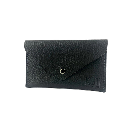 K0040AB | Bustina con pattina Made in Italy in Vera Pelle pieno fiore,