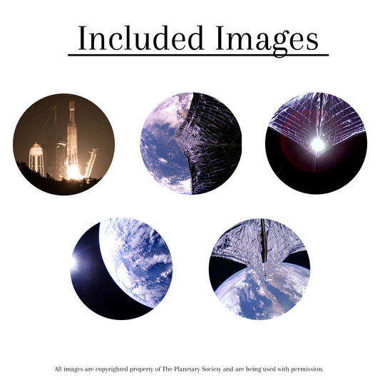 CLEARANCE Interchangeable Planetary Society LightSail Lapel Pin