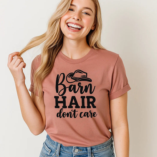 Barn Hair Don't Care Rodeo Graphic Tee