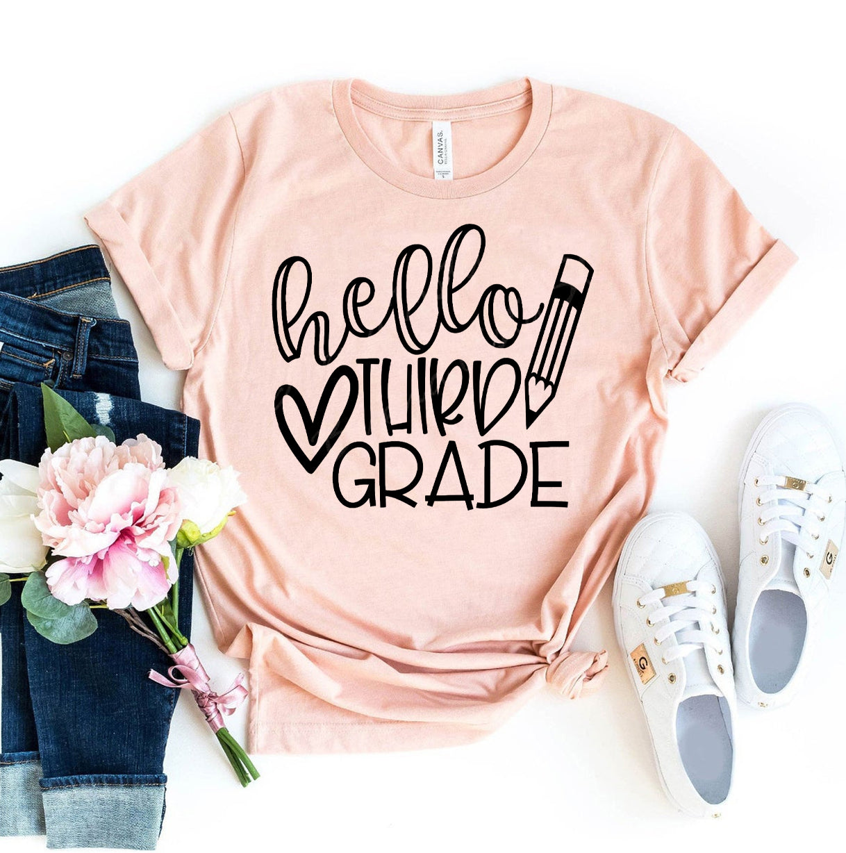 Hello Third Grade T-shirt