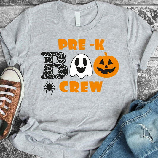 Pre-K Boo Crew Halloween T-shirt