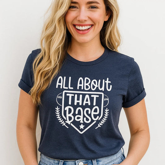 All About That Base Baseball Graphic Tee