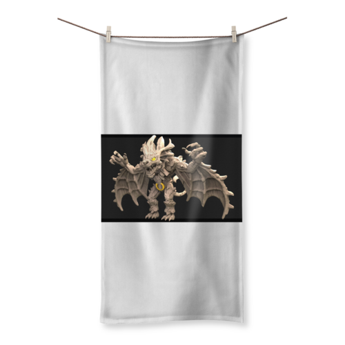 Stone Rock Creature Sublimation All Over Towel
