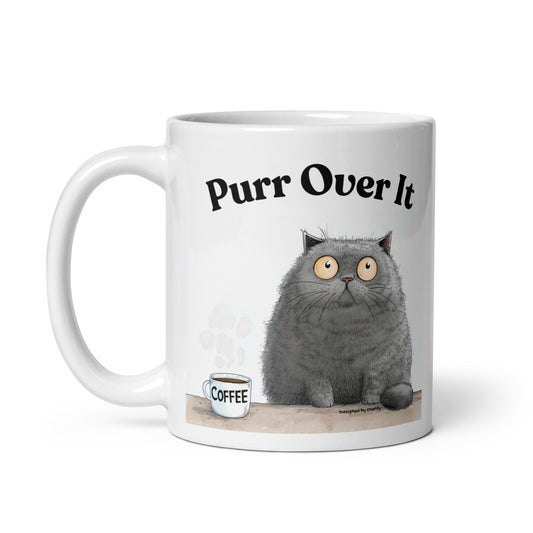 Purr Over It Novelty Mug